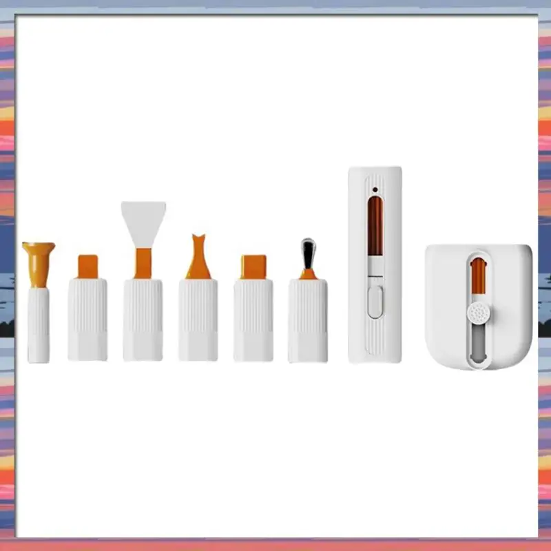 مجموعة فرش تنظيف AC18 (مضمونة) 24 في 1 متعددة الوظائف، سماعات الرأس، الهاتف المحمول، الكمبيوتر، لوحة المفاتيح، الكاميرا، تنظيف رقمي