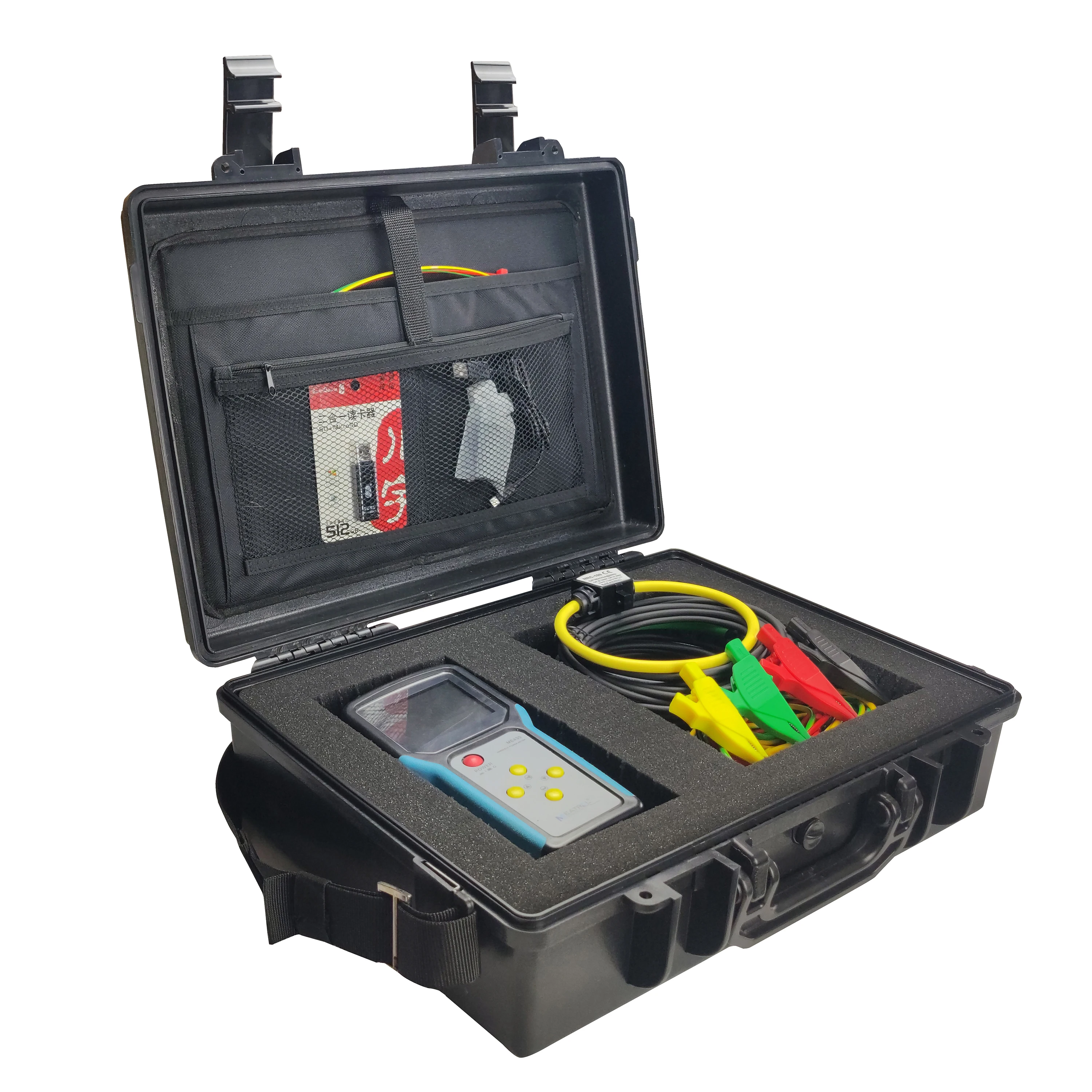 100A-6000A Handheld ME435 Three Phase Power Data Logger Digital Recorder Energy Meter Power Analyzer