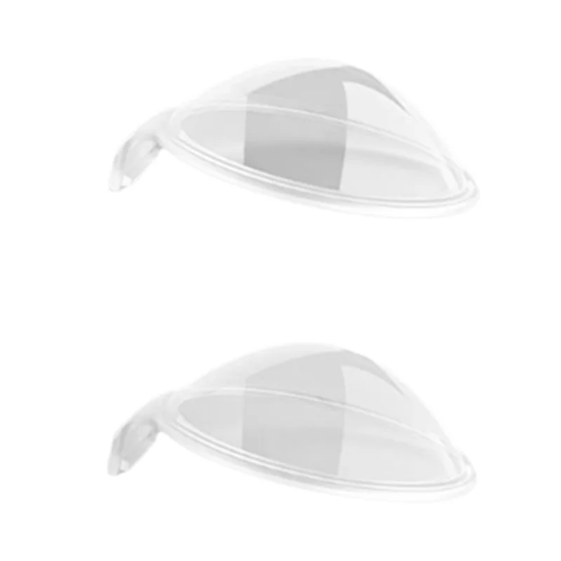 【SLEEK DESIGN】Protective Cover 2PCS PC Lens Caps For DJI OSMO 360 Action Camera HD Lens Guard Anti-Collision Anti-Scratch