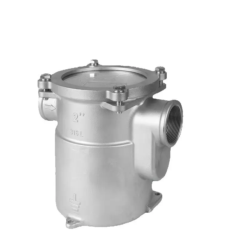 1 inch Seawater Filter Yacht Speedboat Marine Engine Generator Set Air Conditioning 316 Stainless Steel Seawater Pump Components