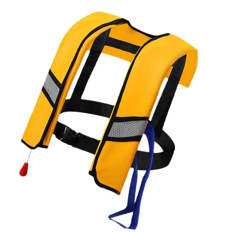 Life Vest Adult Adult Classic Series Life Vest Nylon Adult Life Vest Automatic Inflating Portable Buoyancy Jacket Snorkeling ﻿