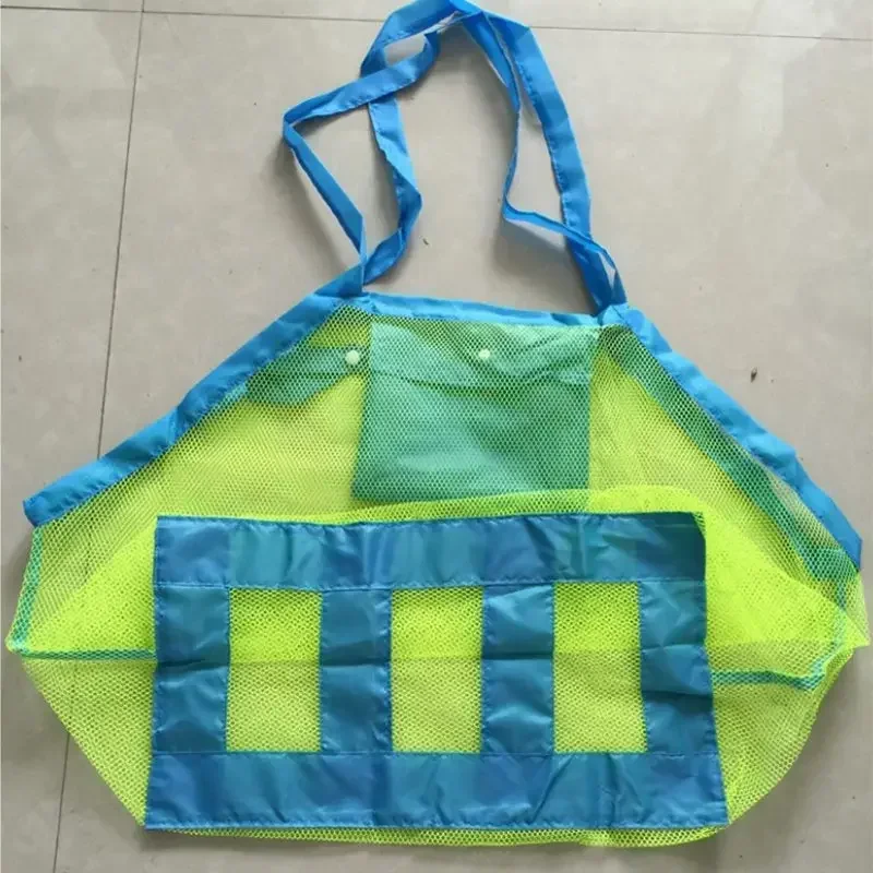 Beach Mesh Bag Children Sand Away Protable Kids Beach Toys Clothes Bags Toy Storage Sundries Organizers Bag Cosmetic Makeup Bags