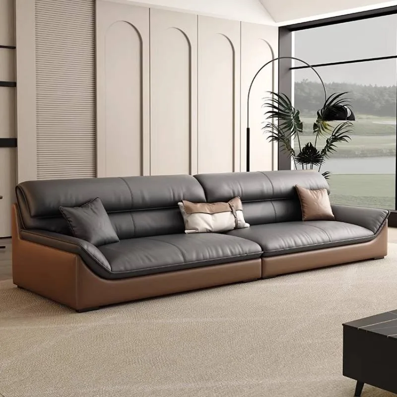 Armrest High End Leather Sofa Designer Luxury Nordic Office Living Room Sofas Modular Single Divano Gonfiabile Home Furniture