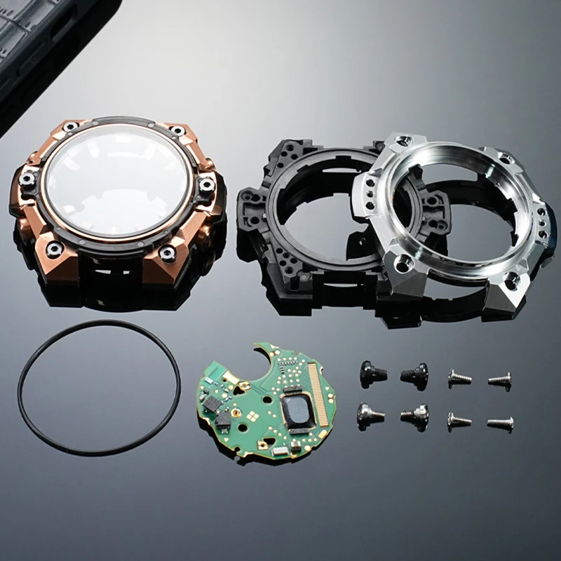 時計インナーケース DIY アクセサリーカシオ GST-B400 時計フロントステンレススチールケース修正インナーラバーケースボトムカバー