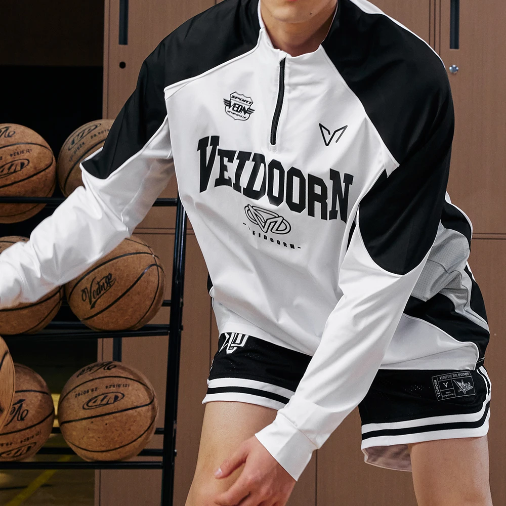 

Mens Training Half Zip Sweatshirt Long Sleeve Gym Workout Hoodie Breathable Stretchable Streetwear Sportswear Fitness Pullover