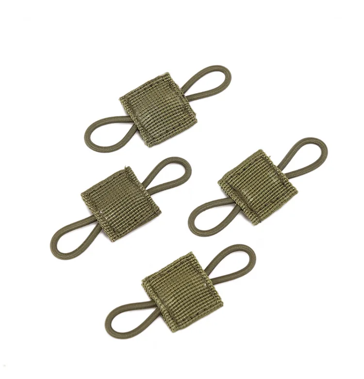 Elastic MOLLE Webbing Ribbon Buckle EDC Tool Outdoor Hunting Backpack Vest PTT Antenna Stick Pipe Binding Retainer