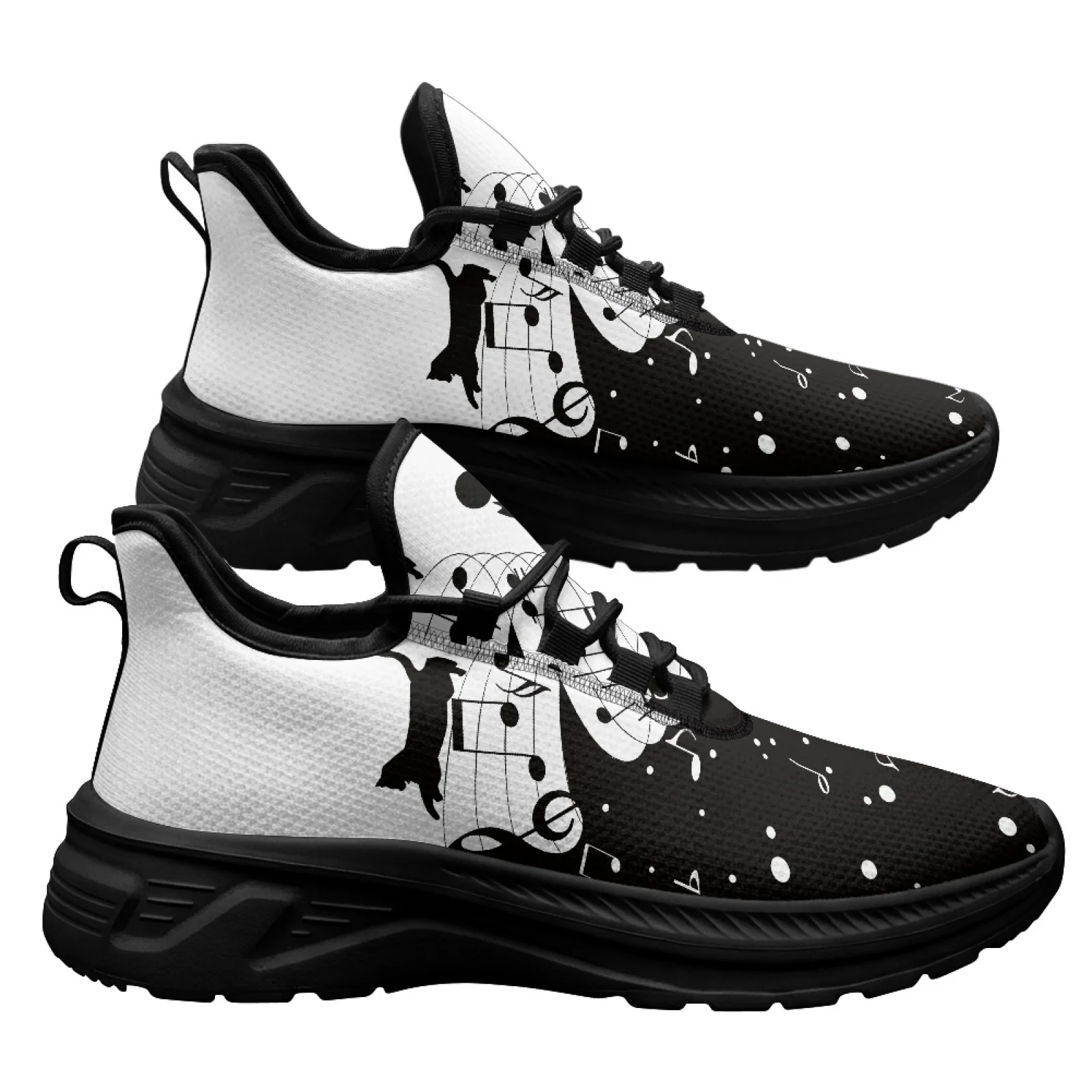 PENSTROLL Note Cat Non Slip Athletic Shoes for Men Workout Running, Breathable Walking Shoes
