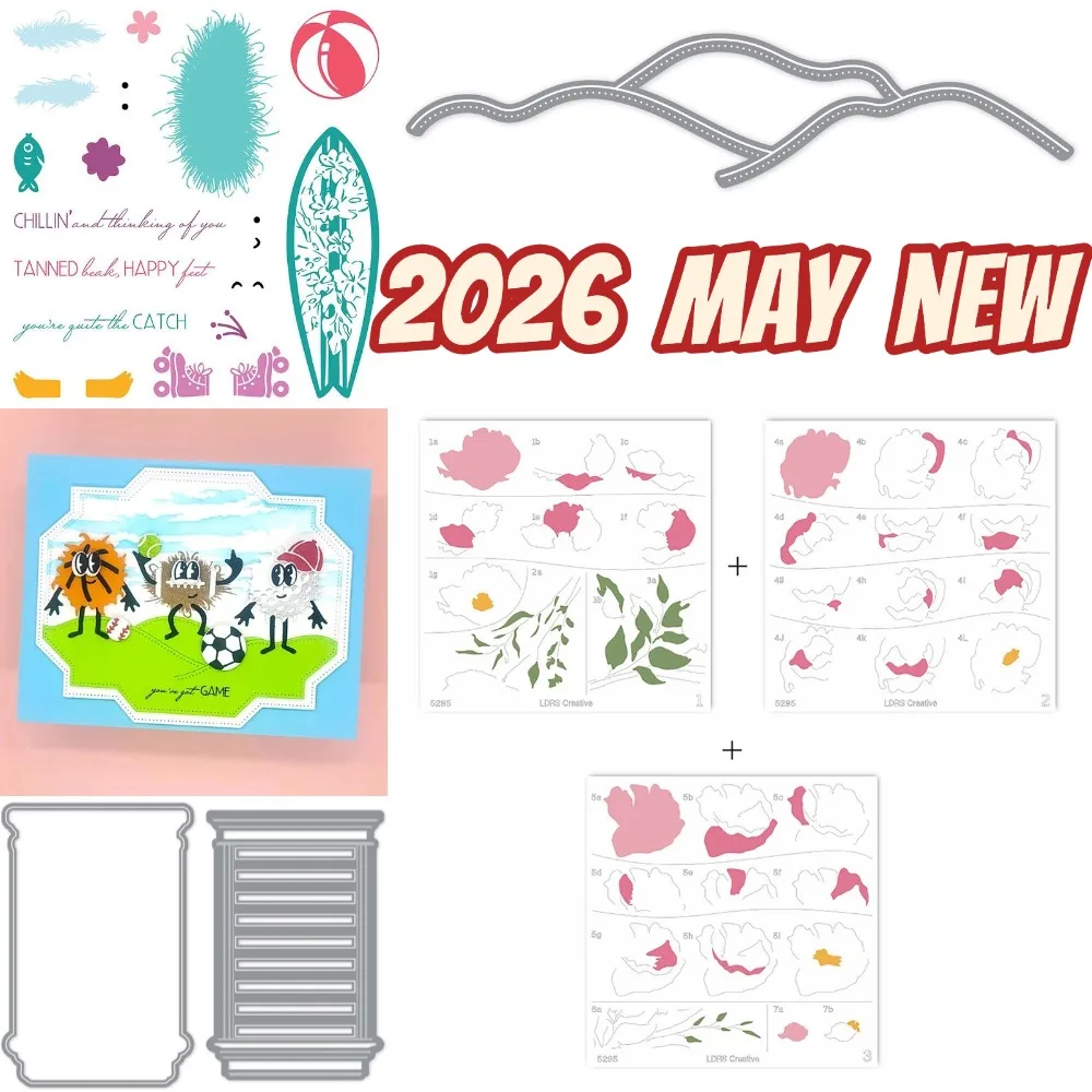202 new Squirrel Collection - Clear Photopolymer Stamps and Dies For DIY Scrapbooking Crafts Maker Photo Album Template Handmade