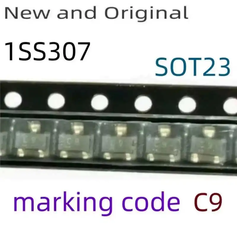 New and Original 1Ss307 Sot23 1V Diode (General Purpose Rectifier Applications) Marking Code C9