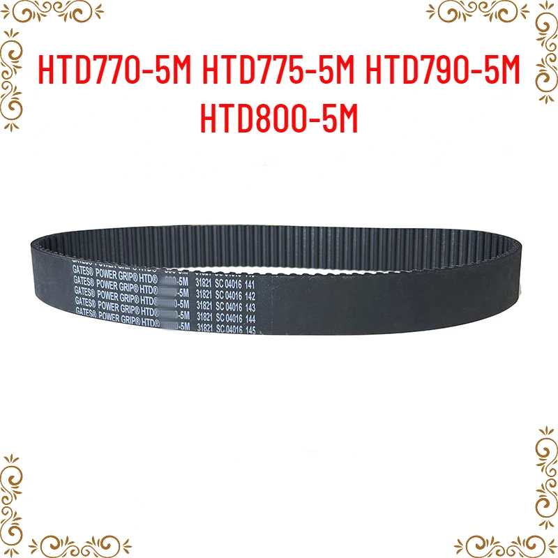 

HTD770-5M HTD775-5M HTD790-5M HTD800-5M Drive Belt Timing Belt V80 Toothed Belt V-Belt Drive Belt Water Tower Belt