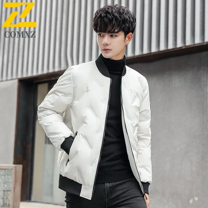 

COMXZ Высококачественная мужская куртка на весну и осень с тонким отложным воротником, повседневный топ, свободная японская рабочая одежда в стиле ретро, пальто, ветровка 2025