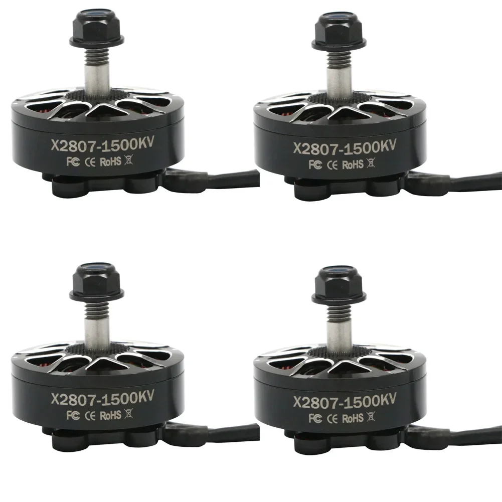 SmCp4 Pcs Uangel X2807 2807 Motor 1300KV 4S 1500KV 1700KV 6S Brushless Motor For FPV Freestyle 7inch Long Range LR7 Drones DIY P