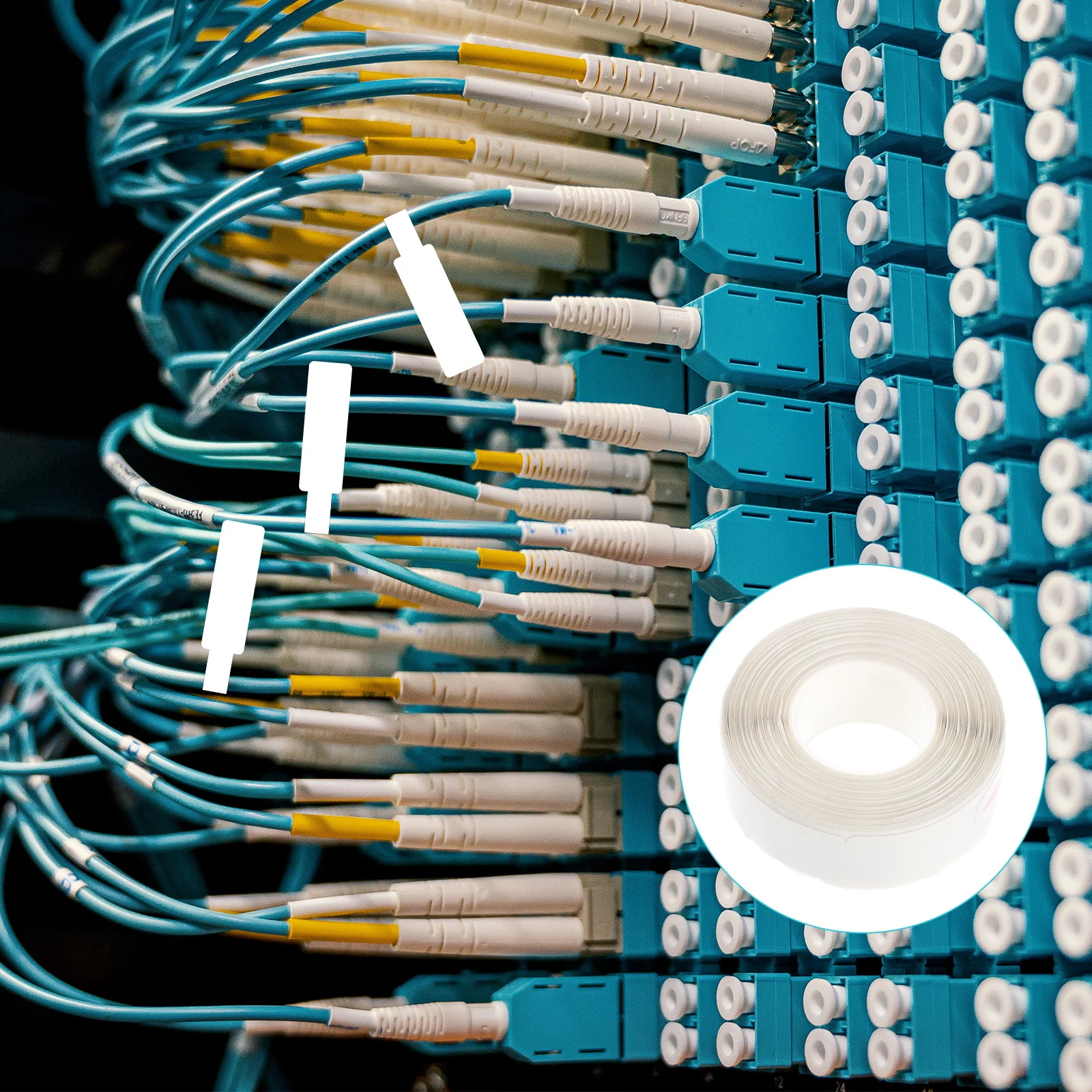 

Permanent Label Tag Cable Identification The Circle White Pvc Self-adhesive Cord Marker