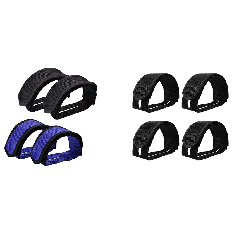 Hot AD-Bike Pedal Straps,2 Pair Bicycle Feet Strap Pedal Toe Clips Straps Tape For Fixed Gear Bike