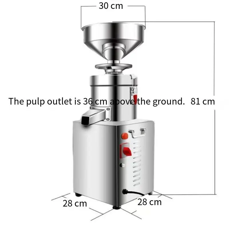 Stainless Steel Peanut Butter Grinder Machine | for Making Smooth Almond Sesame Cashew Paste | Commercial Nut Grinding Equipment