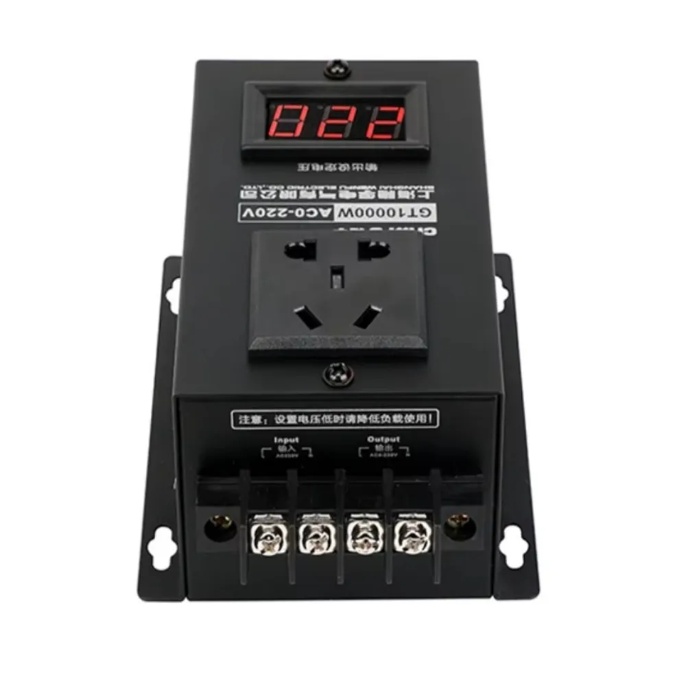 10000W High Power Silicon Controlled Electronic Voltage Regulator for Motor Fan Speed & Temperature Control 220V