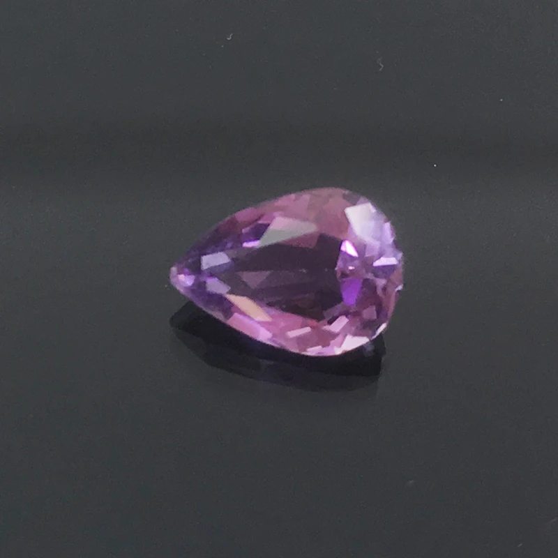 6mm*8mm Pear Cut VVS Grade Natural Amethyst Loose Gemstone