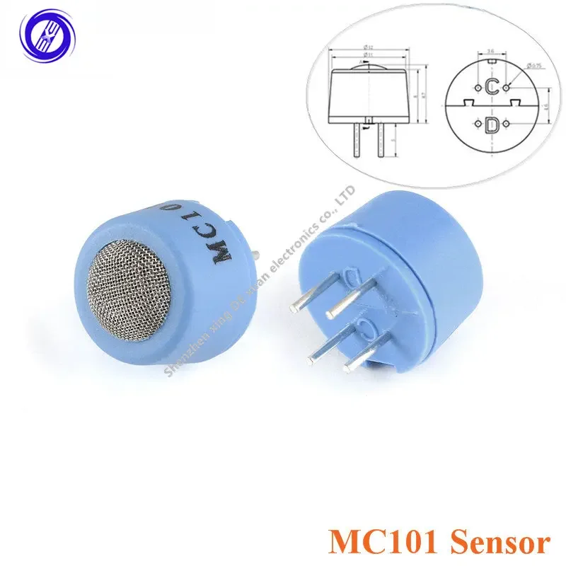 1pcs MC101 Gas Sensor Catalytic Combustion Sensor Catalytic Element 3v for Combustible Gas Leakage Alarm System Natural Gas