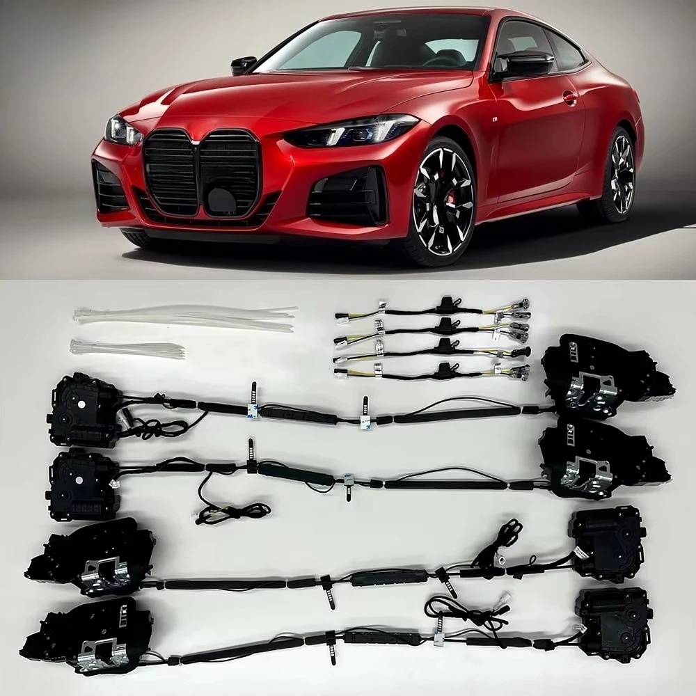 13+for 4 Series, M4, I4 (F33/F83/F32/F82/F36/G22/G23/G26) Electric Suction Door System, Car Soft Closing, Automatic Closing