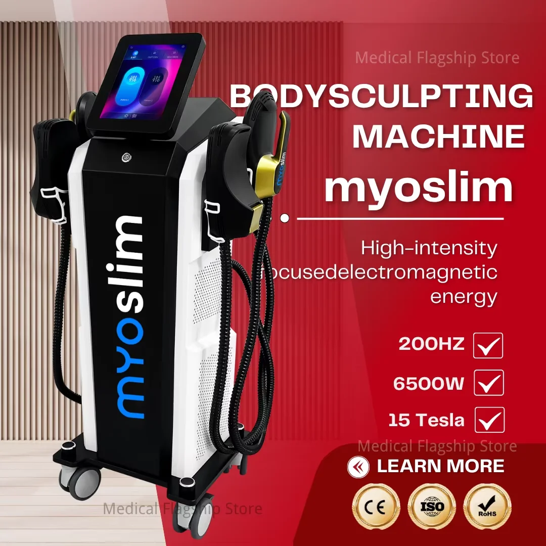 

Body Sculpt 15Tesla 6500w myoslim Slimming Fat Burning Muscle Sculpting Electromagnetic Stimulate Sculpt Machine