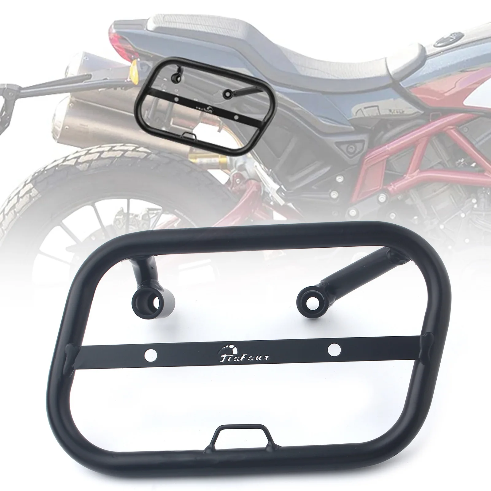 Motorcycle Side Saddle Bag Trunk Bag Support Bracket Holder For Indian FTR1200 FTR S 2019 - 2023