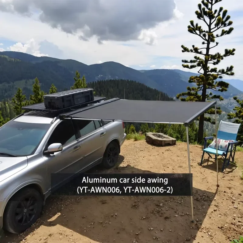 Offroad Vehicle Camping Car Rooftop Pull Out Awning Outdoor Side Tent 4x4 for Car