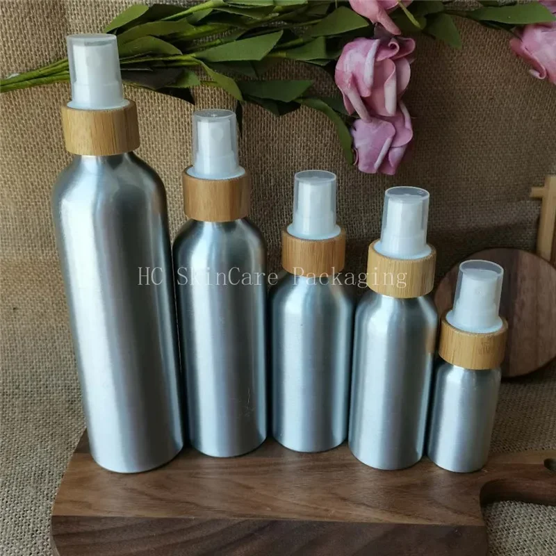 

Wholesale Cosmetic Aluminum Bottles For Spray Bottles Pump Mist Nose Spray Refillable reacycle Bottles Travel Cosmetic Container