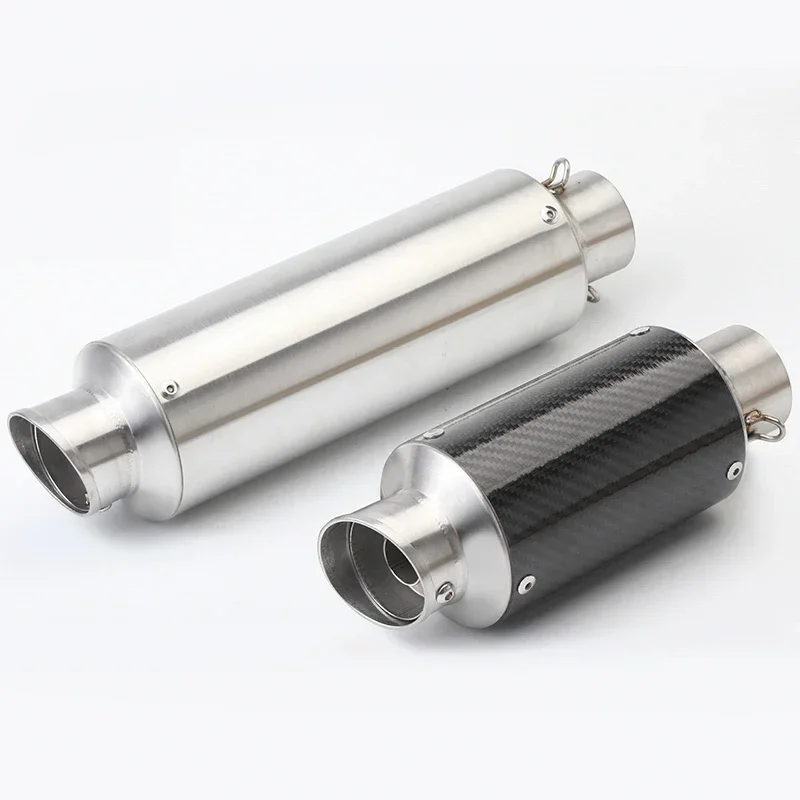 High temperature resistance of the first generation of inclined true carbon fiber for motorcycle exhaust pipe small cylinder