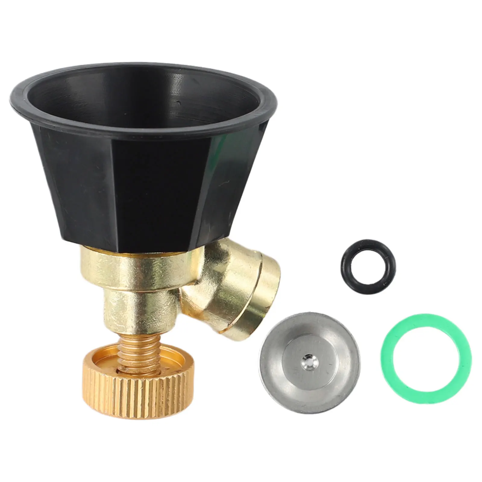 

1pc Nozzle Agricultural Atomization Adjustable Nozzle Garden Alloy Black Sprinkler Head Cyclone Nozzle Spare Parts