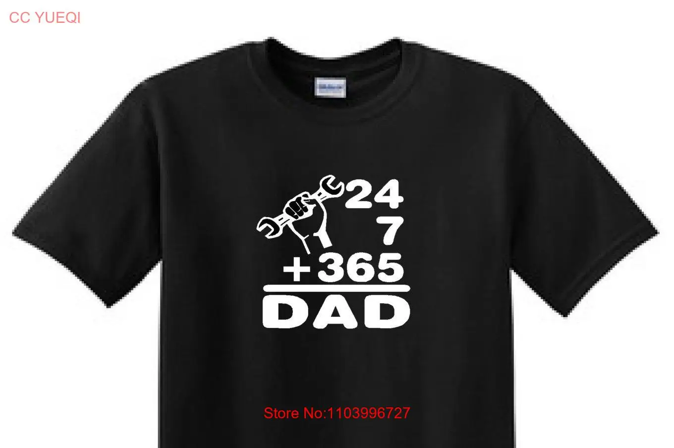 

DAD 24 7 365 T Shirt long or short sleeves