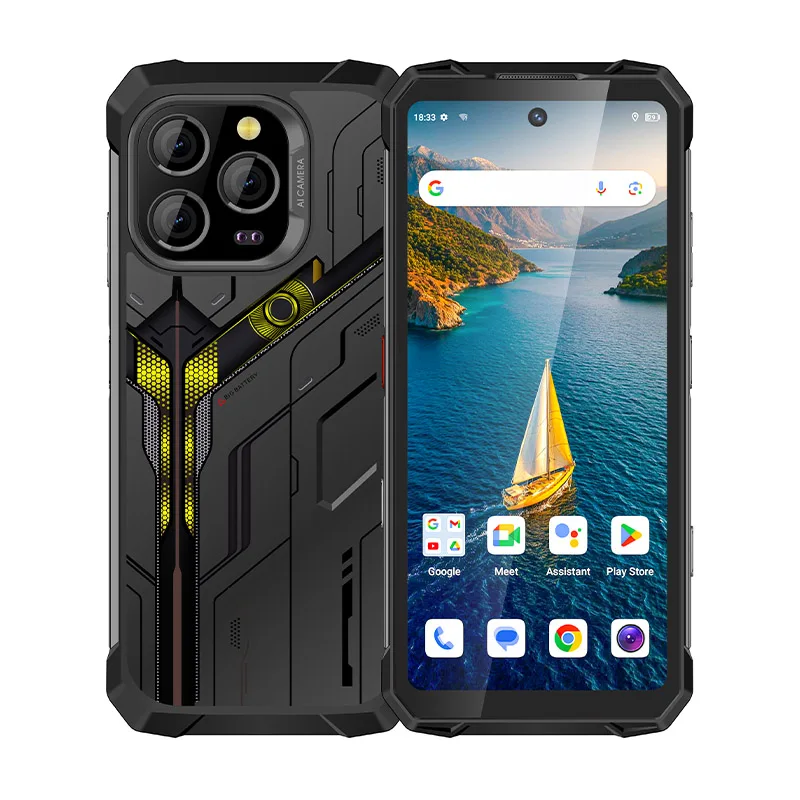 NEW UNIWA s17 Ultra 6.79 Inch 6GB 128GB Global Version Infrared Night Vision Camera NFC Rugged Android Phone with Remote Control