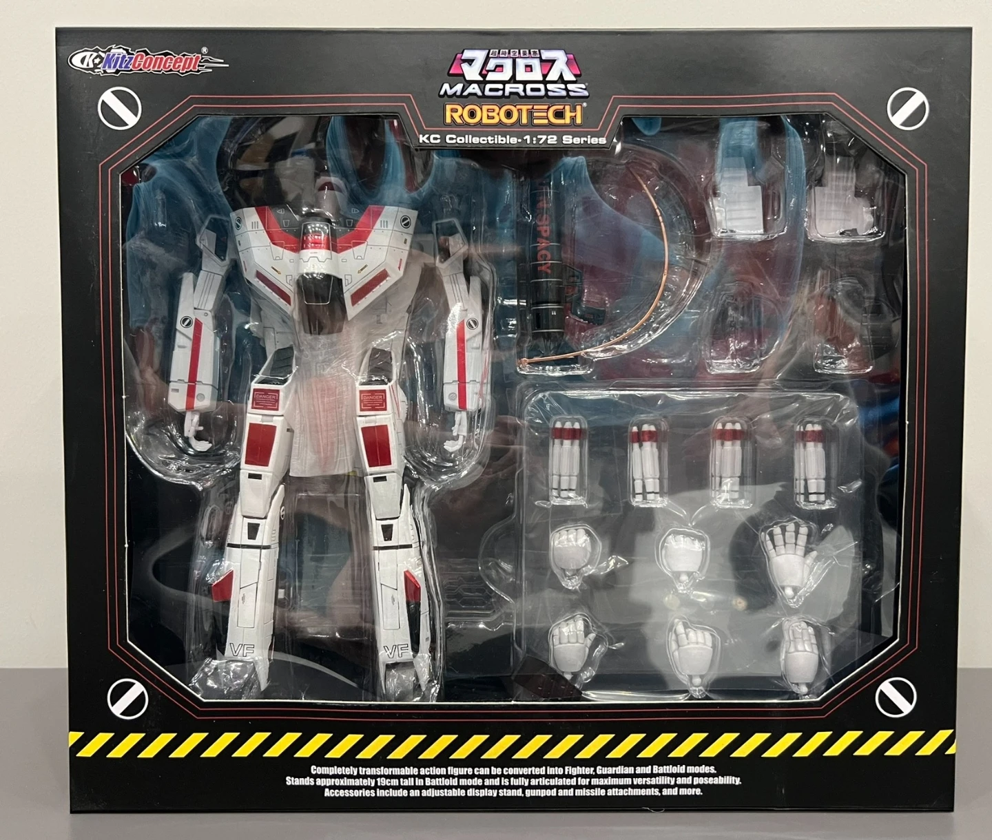 【H19CM】KitzConcept Robotech Super Dimension Fortress Macross VF-1S God of Fire Edición Global Limitada de Modelo de Juguete Articulado