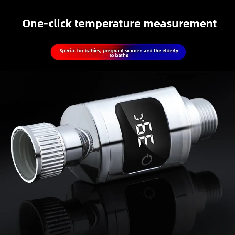 

Светодиодный цифровой пирометр для душа, бытовой монитор температуры воды, умный датчик, смеситель для душа в ванной, аксессуар