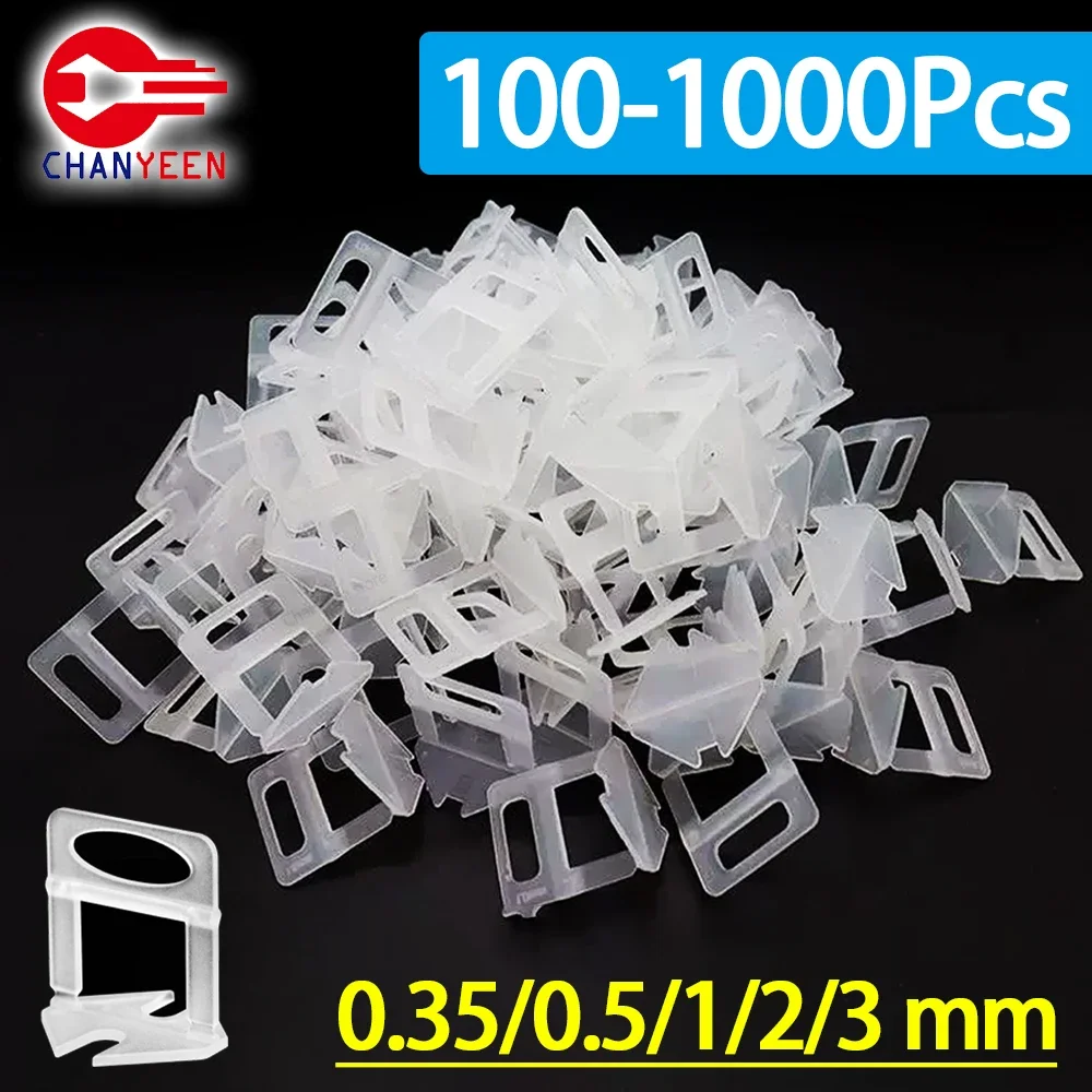 100-1000pcs Floor Wall Ceramic Tile Leveling System Clips Spacers Straps Kit Set For Tile Laying Construction Tools Building