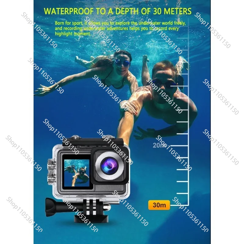 Professional Action Camera Remote Wireless Waterproof Outdoor Sports DV EIS 8K 6K 4K Video Front And Rear Touch