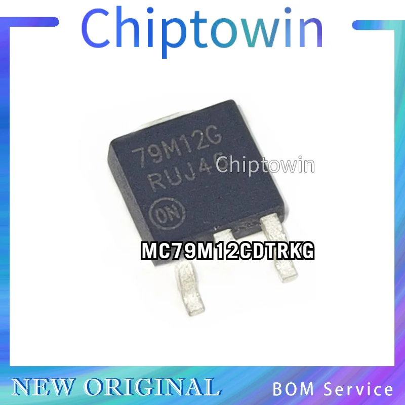 5/50/500 pcs 79M12 79M12G MC79M12CDTRKG TO-252 Voltage Regulator W7