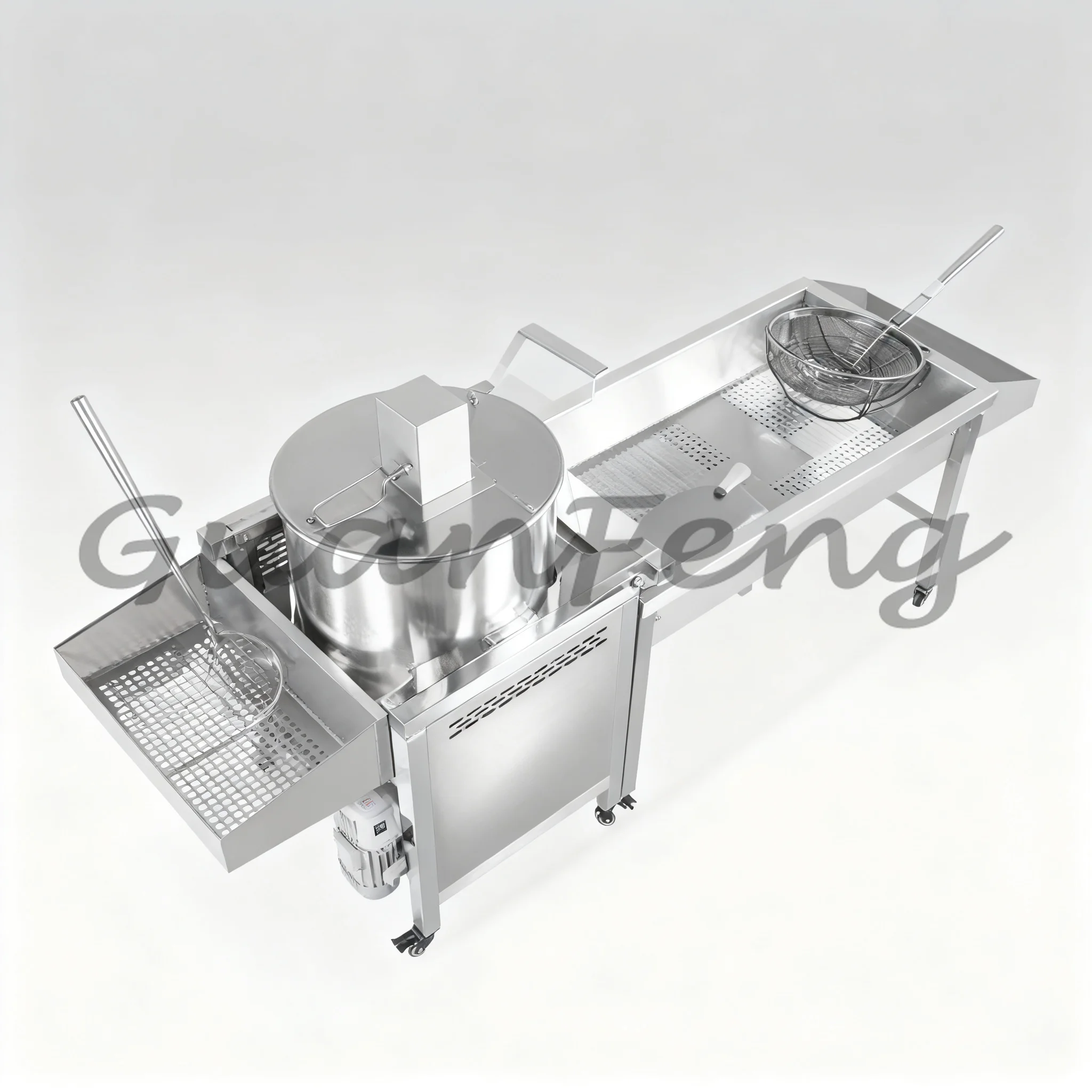 Custom Caramel Popcorn Machine, Balanced Rotating Stirrer for Even Coating & Reduced Material Waste