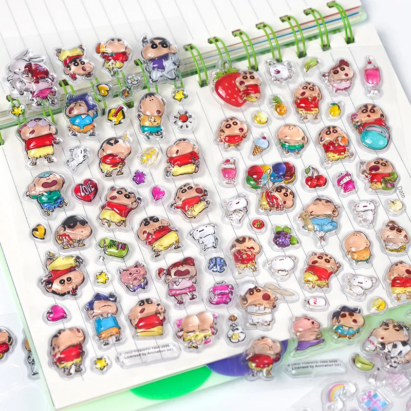 

3D crystal relief stickers for children, cartoon girls, DIY mobile phone decorations, gemstone stickers, girls' small gifts