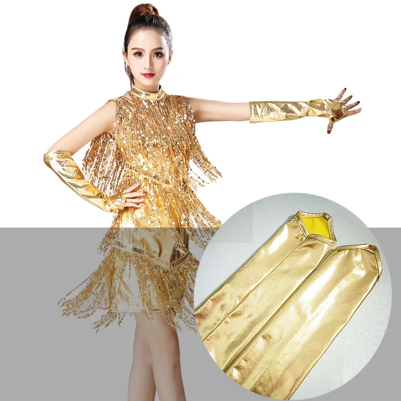 Latin Dance Performance Sleeves Wasteland Style Gloves Belly Dance Clothes Dance Dress Gloves