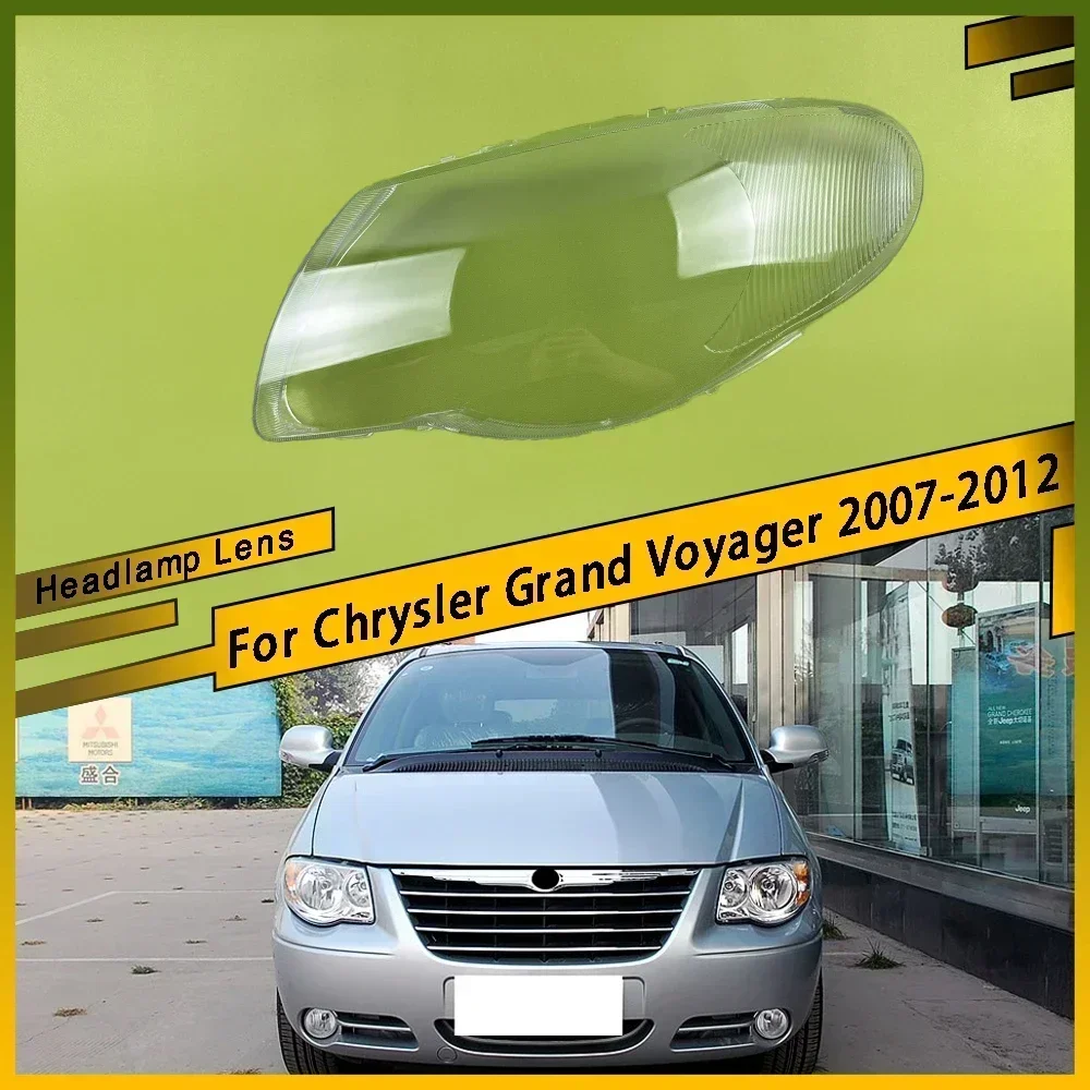 

For Chrysler Grand Voyager 2007 - 2012 Headlamp Cover Lampshade Lamp Headlight Shell Lens Plexiglass Replace Original Lampshade