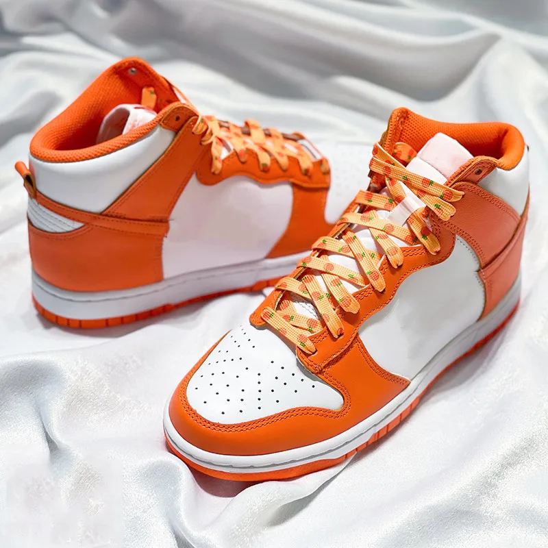 Flache, süße Macaron-Schnürsenkel für Sneaker, mit Musterdruck, Fruchtmotiv, Erdbeere, Traube, Pfirsich, Orange, Banane, für AJ1, AF1, INS, Neu – Detail 4