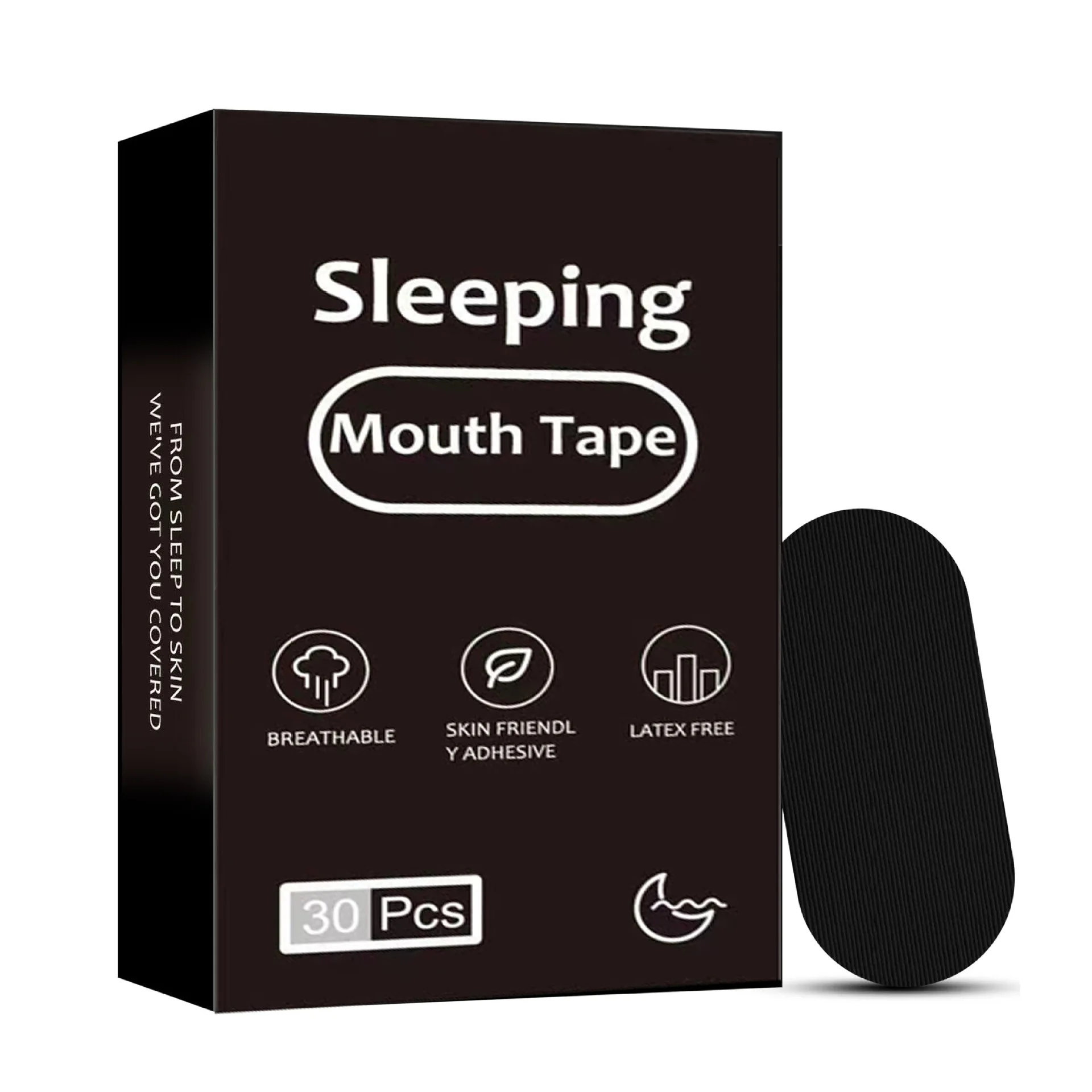 30Pcs Anti Snoring Sleep Mouth Tape Best Breathing Nasal Strips Medical Grade Improved Sleeping Snoring Relief anti ronquidos