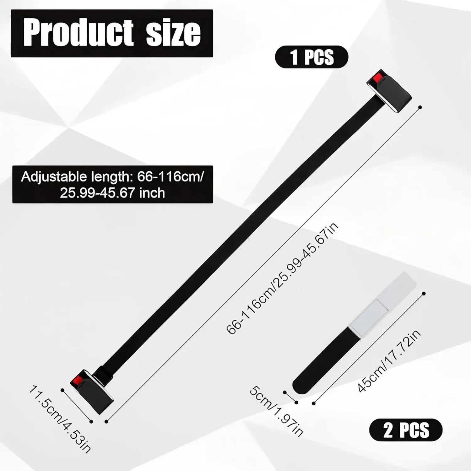Tolex Ski Fixed Adjustable Shoulder Straps