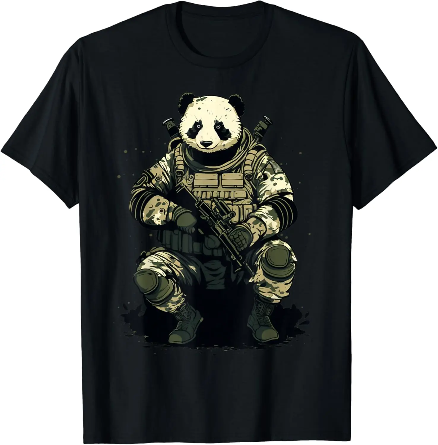 Soldier Panda Army Military Panda T-Shirt