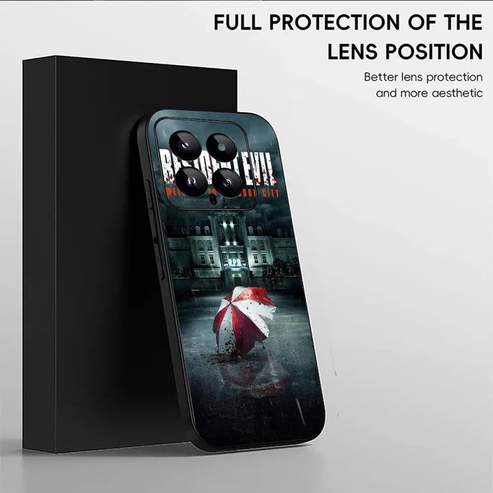 Resident Evil Umbrella Phone Case For Xiaomi 14 13 12 11 10 Xiaomi POCO F4 X4 M5 M4