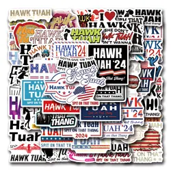 10/30/55PCS Hawk Tuah Spit on That Thang Sticker Graffiti Decorative Luggage Skateboard Phone Case Water Cup Waterproof Decal