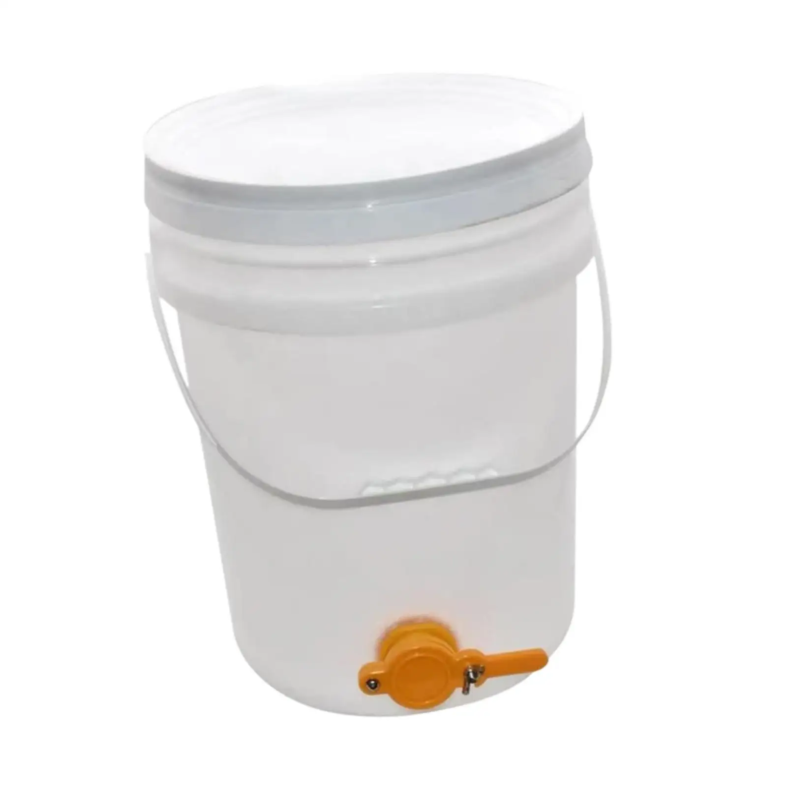 

Honey Pail Storage Barrel Honey Gate Valve White Easy to Clean Honey Extractor