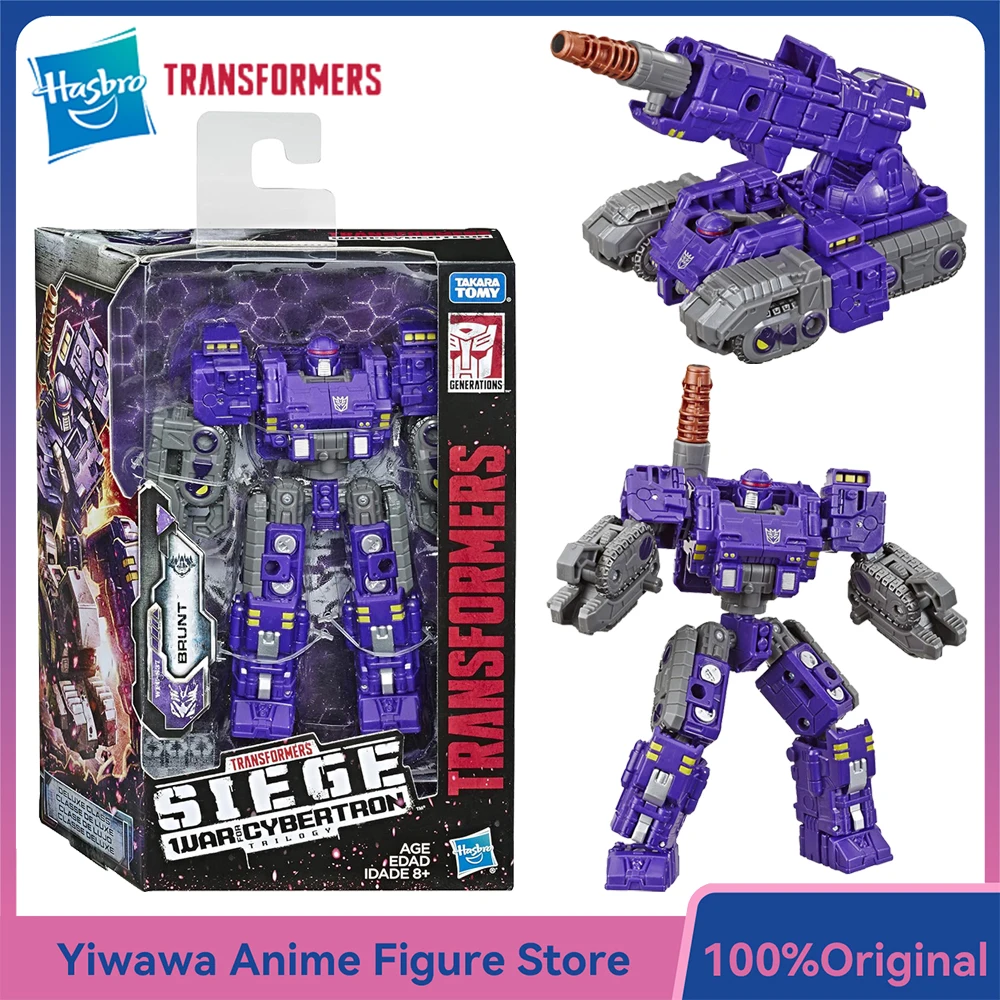 

[В наличии] Hasbro Transformers War for Cybertron Siege Brunt 14 см, аниме-фигурка класса люкс, модель робота, орнамент, игрушки