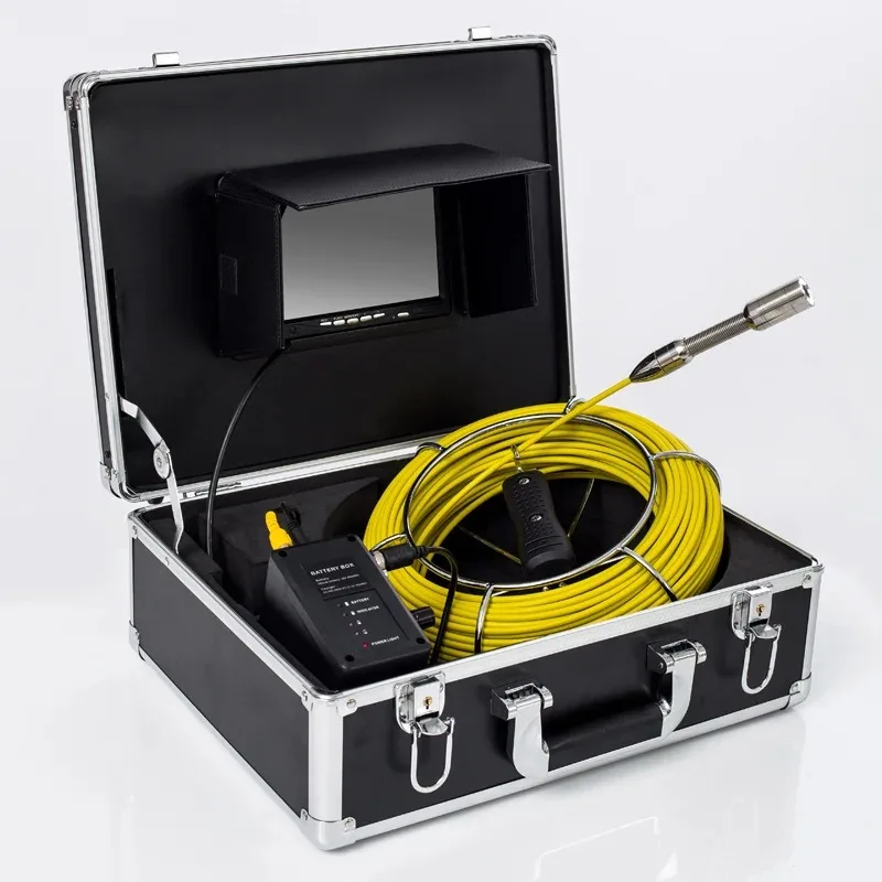 Guangdong 5Mm Thickness 20-200m Customized Length Cable Endoscope Waterproof Underwater Pipe Inspection Camera  for Pipe Lines