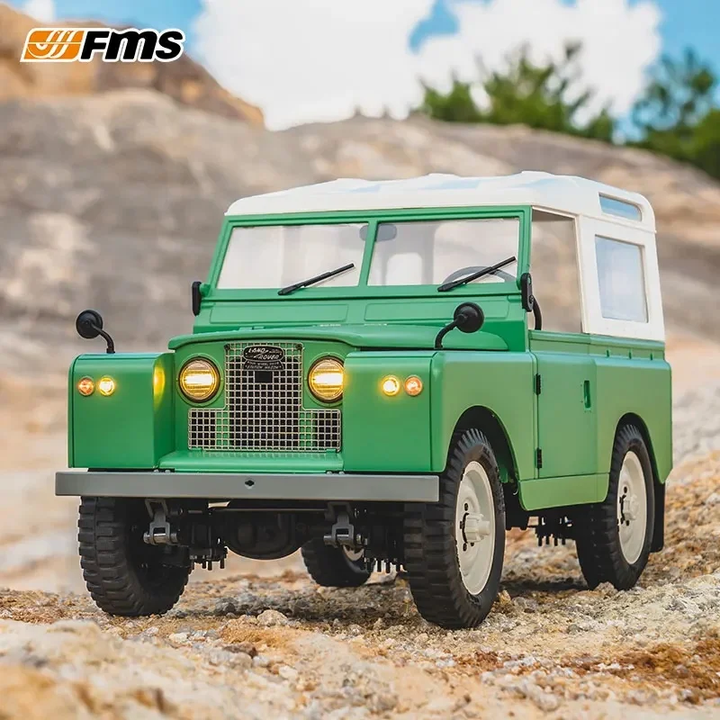 FMS1/12 ランドローバー II 新しい RC リモートコントロールモデル四輪駆動オフロードトランスミッションシミュレーションコレクション電動リモート C